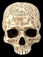 Totenkopf - Ritualschädel mit Symbolen
