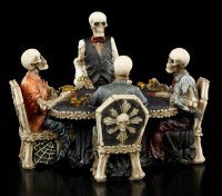 Skeleton Figurine - Skeletons playing Poker