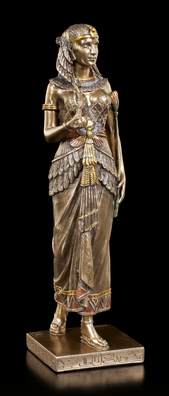 Ägyptische Figur - Königin mit Anubis