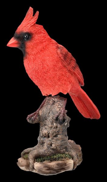 Bird Figurine - Bouncing Red Cardinal