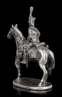 Pewter Soldier Figurine on Horse with Rifle