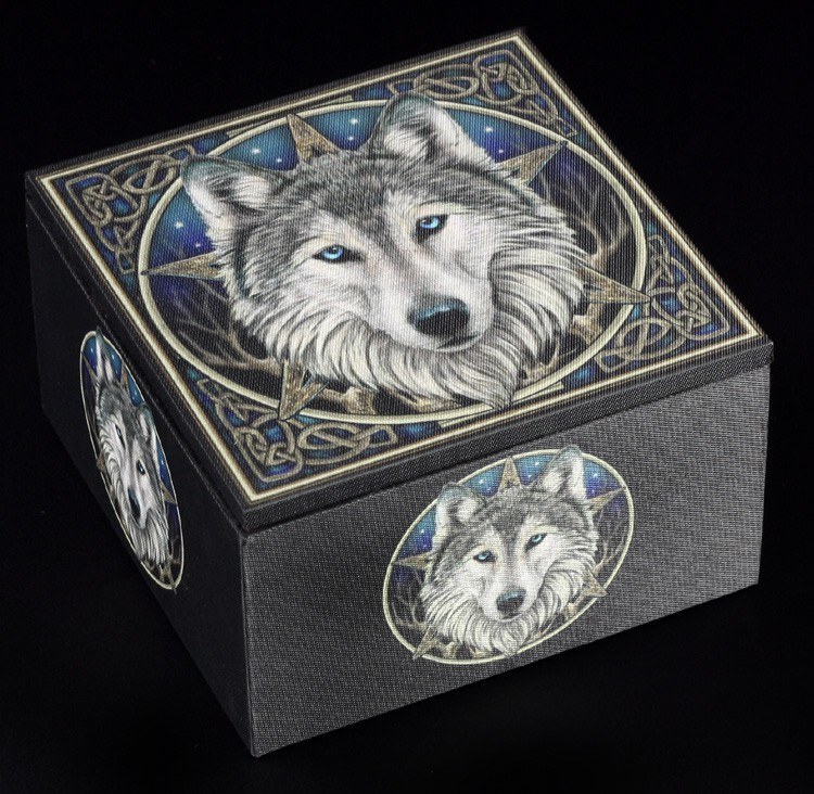 Wolf Box with Mirror - The Wild One