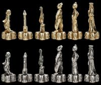 Schachfiguren Samurai - Metall groß
