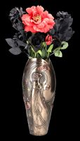 Jugendstil Vase - Frau mit Rosen