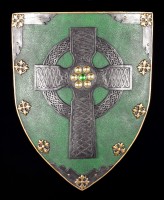 Wandrelief Schild - Keltischer Krieger