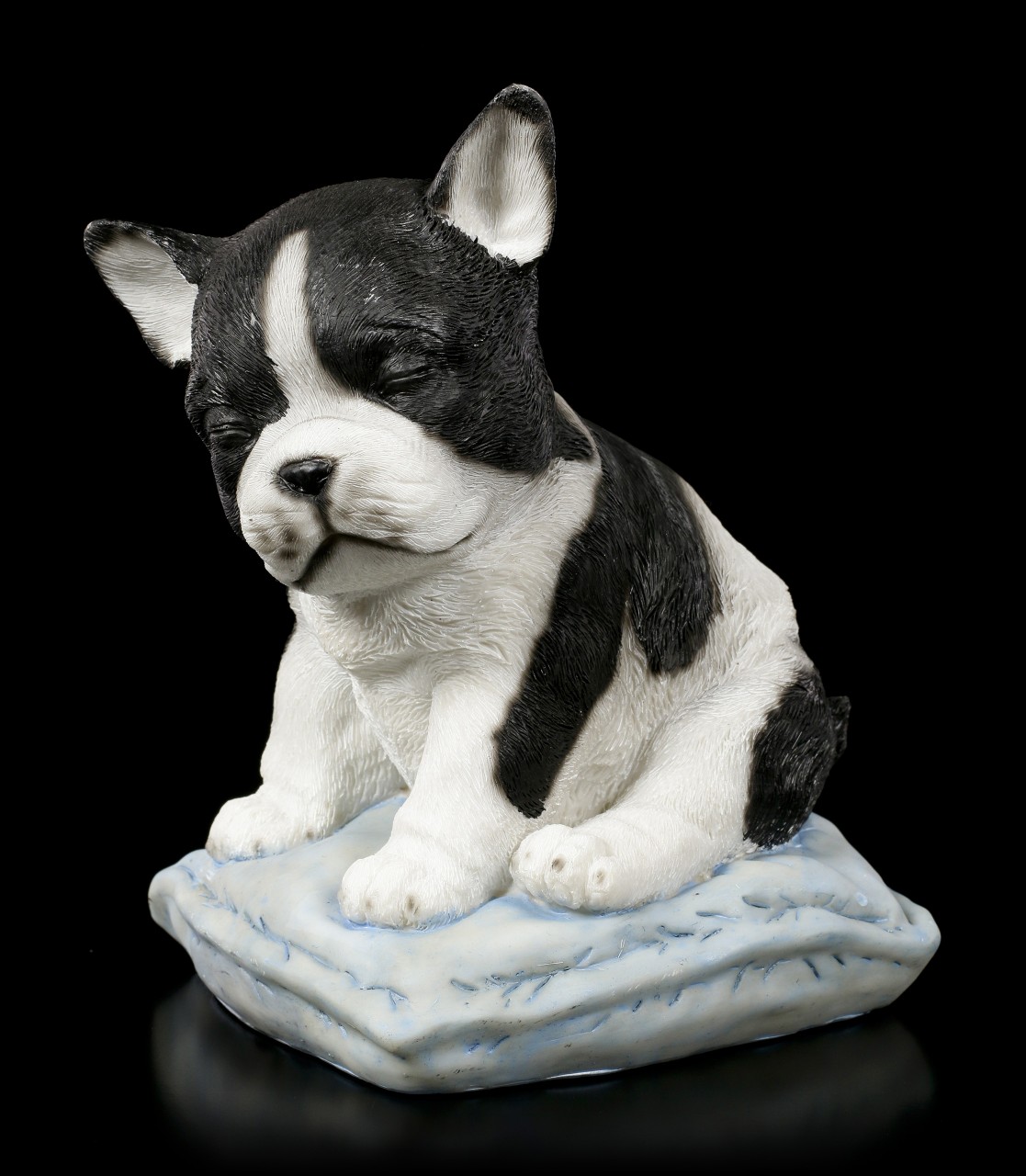 Dog Figurine - Bulldog on Cushion