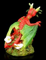 Strawberry Dragon Figurine by Stanley Morrison