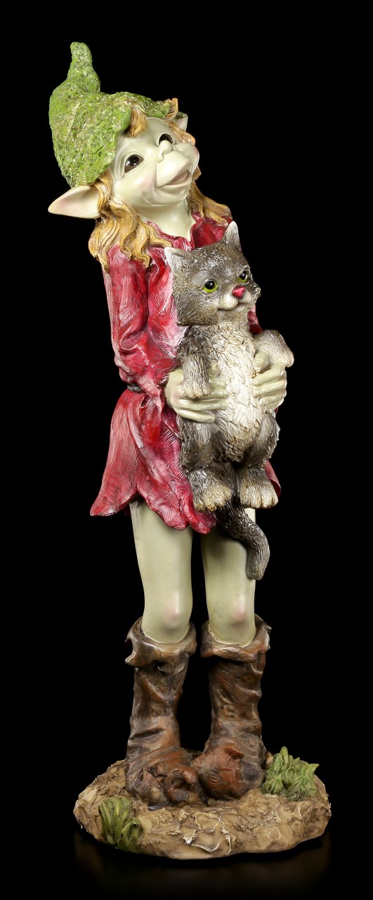 Large Pixie Figurine - Baby Cats are Cute