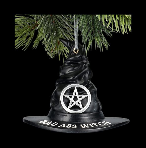 Christmas Tree Ornament Witch Hat - Bad Ass Witch