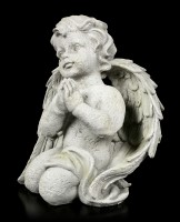 Engel Gartenfigur - Junge betend