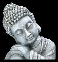 Buddha Figur auf Knie gestützt