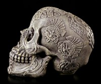 Aztec Skull grey