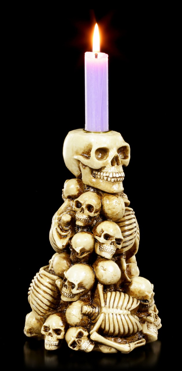 Candle Holder - Skulls & Skeletons