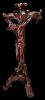 Table Cross - Crucifix of Christ in Wood Look