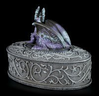 Oval Dragon Box purple