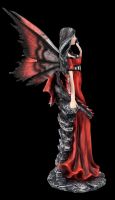 Elfen Figur - Alandriel mit rotem Kleid mit Drache