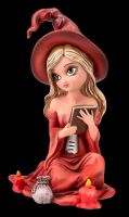 Witch Figurine - Rina in Red Outfit