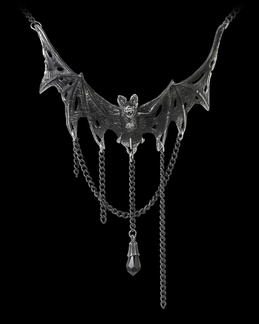 Alchemy Necklace with Bat - Villa Diodati Chained