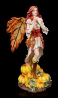 Autumn Fairy Figurine - Sonya with Pumpkins