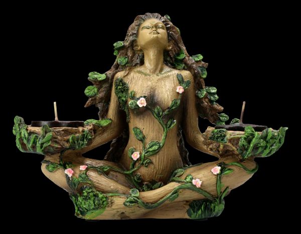 Tealight Holder - Mother Earth Balance of Nature