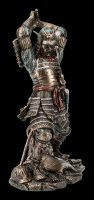 Samurai Warrior Figurine with Sword and Armor