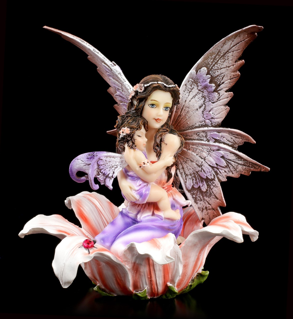 Fairy Figurine - Lisanya with Child in Arm
