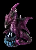 Drachen Figur lila - Mystic Protection