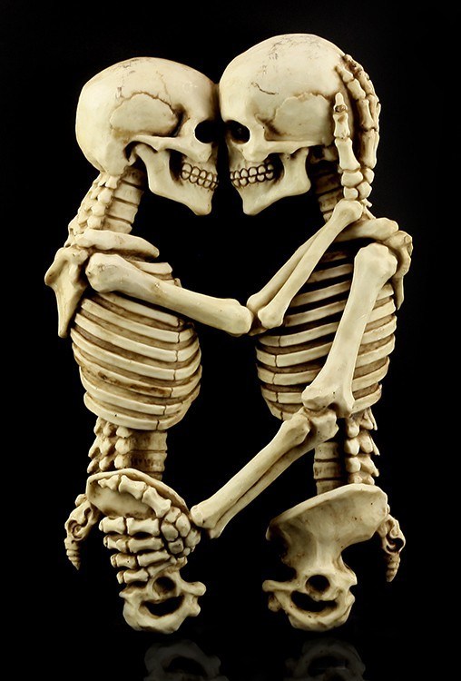 Skeleton Wall Plaque - Deadly Embrace