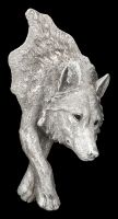 Wall Plaque - Creeping Wolf silver