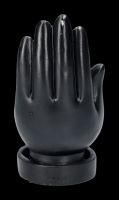 Backflow Incense Burner - Palmistry Hand black