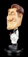 Funny Job Figurine - Bobblehead Waiter