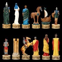 Chessmen Set - The Battle of Troy - large