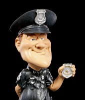 Funny Job Figur - Polizist mit Marke