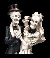 Skelett Figur - Lachendes Brautpaar