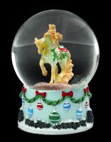 Schneekugel Pferd - Vintage Christmas