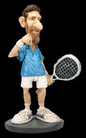 Tennisfigur - Lustiger Tennisspieler by Warren Stratford