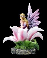 Fairy Land Figurine - Fairy on a Lily