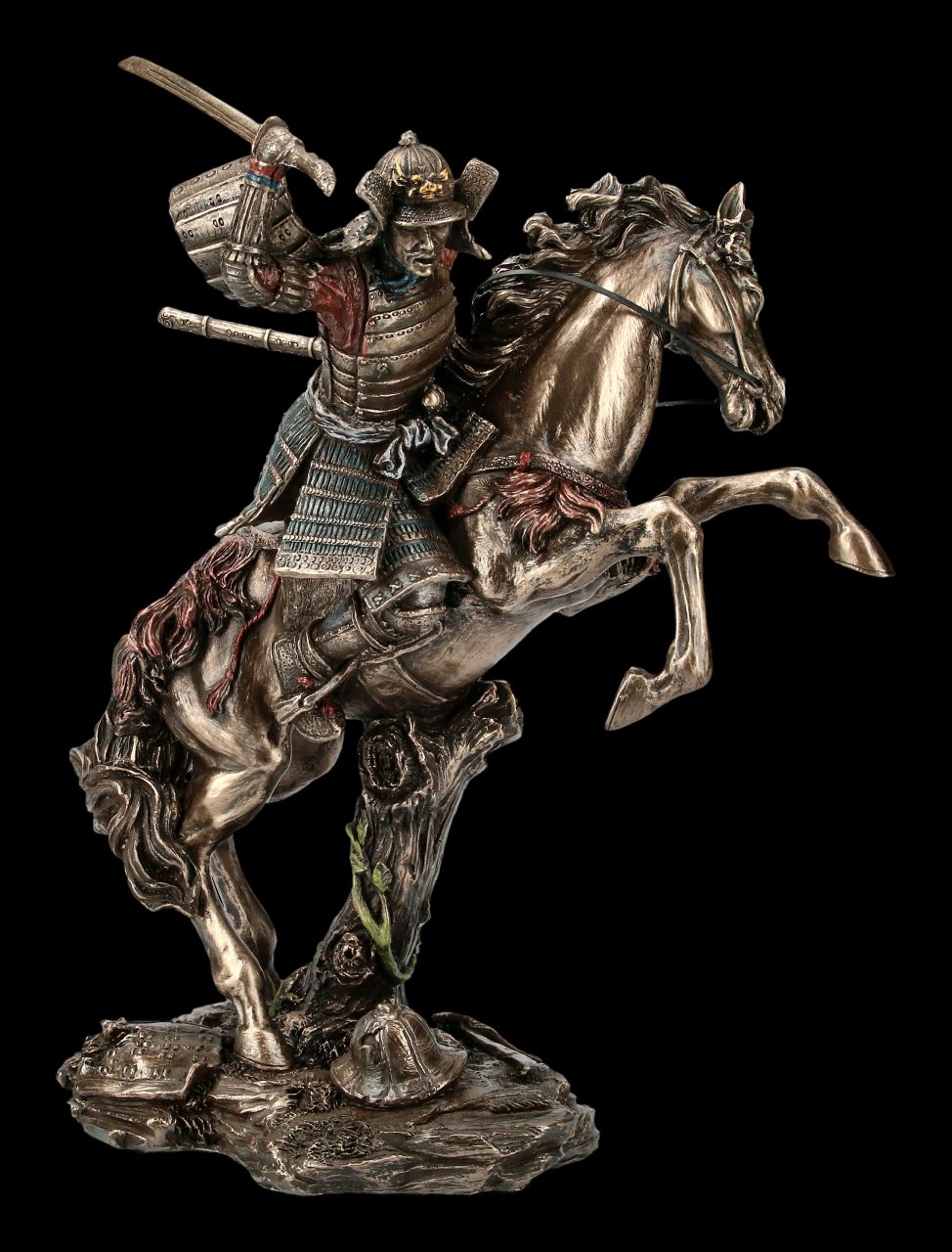 Samurai Figurine - Warrior Rides into the Fight