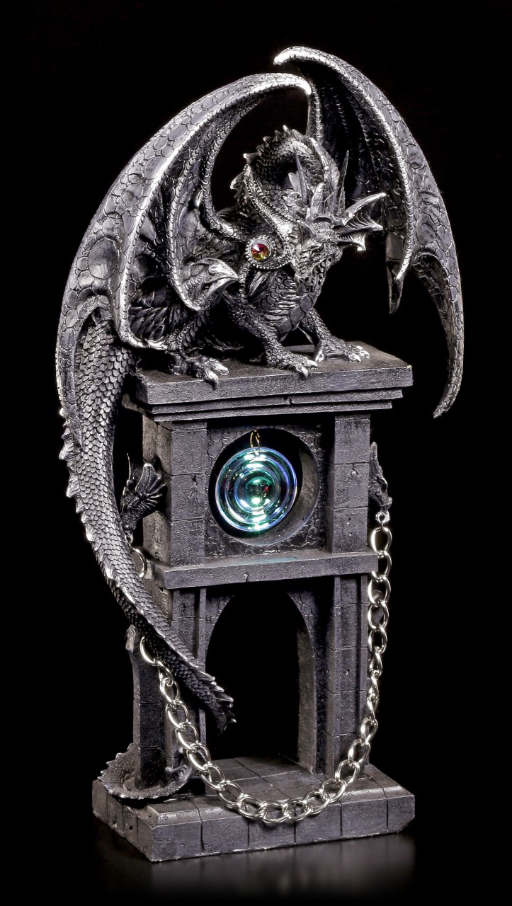 Dragon Figurine - The real Treasure - black