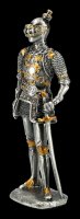 German Pewter Knight Figurine with Sword