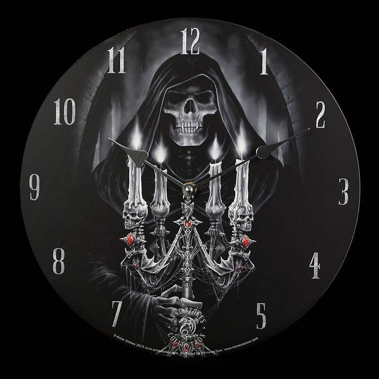 Candelabra - Clock by Anne Stokes