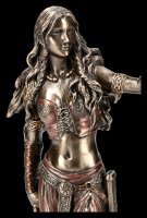 Morrigan Figur - Keltische Göttin mit Rabe
