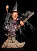 Witch Sisters Figurine with Besom