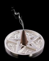 Aluminium Incence Cone Holder - Pentagram