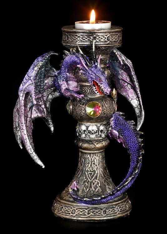 Tealight Holder - Dragon's Flame