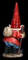 Gnome Figurine with Lantern & Sack