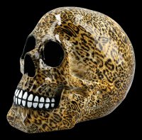 Bunter Totenkopf mit Leoparden Muster - Wild