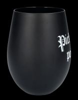 Weinglas schwarz - Pick Your Poison