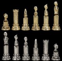 Chess Pieces Roman Busts - Metal large