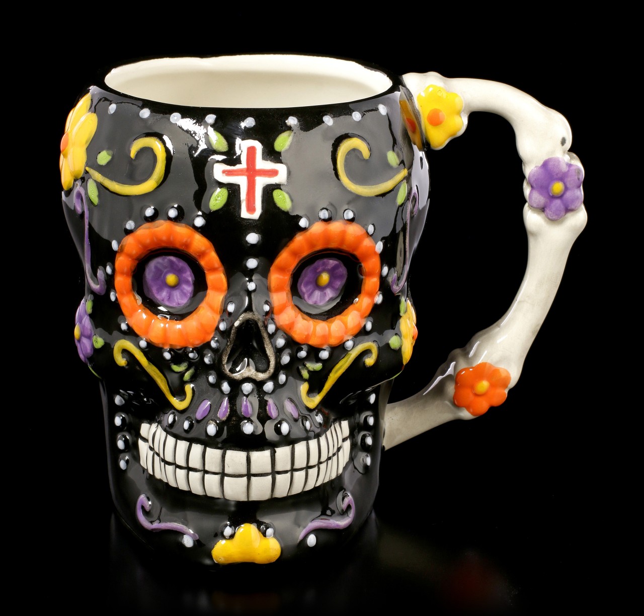 Skull Mug - Los Coffee De Los Muertos